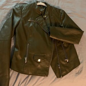 Faux Leather Jacket